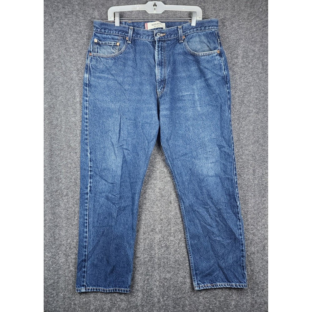Levi 505 Regular Fit Jeans Mens 40x30 Blue Straight Leg Denim 00505-0216